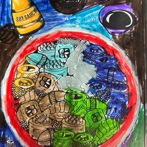 Vibrant Abstract Art Print